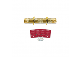 11" Snowflake GOLD Foil Board Cracker 
